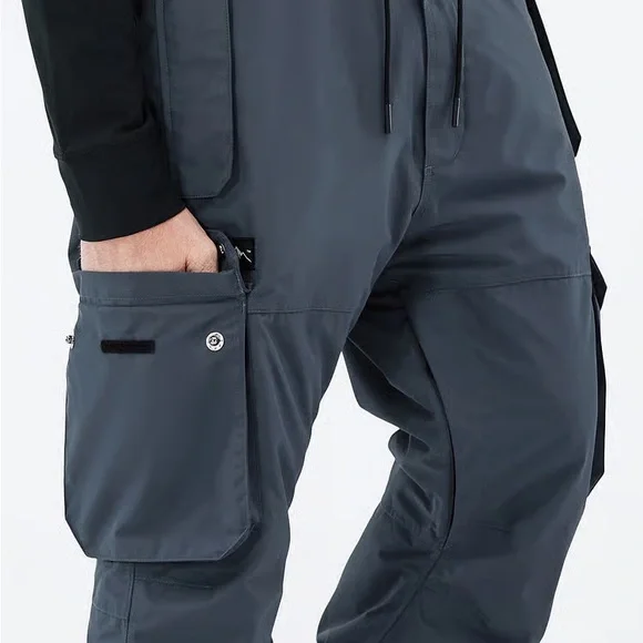 NWT Dope Iconic Snowboard Pants Men Metal Blue